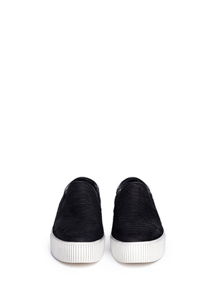 Figure View - Click To Enlarge - ASH - 'Karma' python effect leather slip-ons