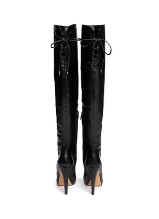 Back View - Click To Enlarge - SAM EDELMAN - 'Kayla' thigh high leather boots