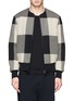 Main View - Click To Enlarge - NEIL BARRETT - Large check pattern bomber jacket