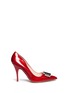 Main View - Click To Enlarge - KATE SPADE - 'Laylee' jewel patent leather pumps