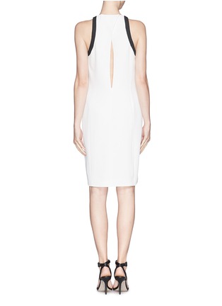 Figure View - Click To Enlarge - HELMUT LANG - Contrast trim sleeveless dress