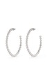 Main View - Click To Enlarge - EDDIE BORGO - Crystal pavé mini cone hoop earrings