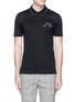 Main View - Click To Enlarge - LANVIN - Smiley face arrow embroidered jersey polo shirt
