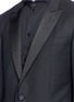  - LANVIN - Silk satin trim wool tuxedo suit