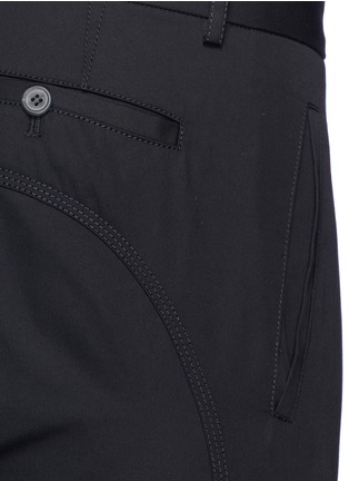 Detail View - Click To Enlarge - LANVIN - Cotton twill biker pants