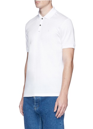 Front View - Click To Enlarge - LANVIN - Logo embroidered polo shirt