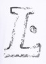 Detail View - Click To Enlarge - LANVIN - Logo velvet flock print T-shirt