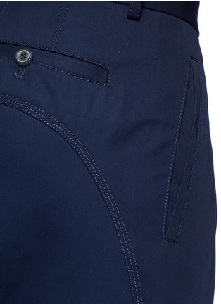 Detail View - Click To Enlarge - LANVIN - Cotton twill biker pants
