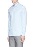 Front View - Click To Enlarge - LANVIN - Contrast stitching poplin shirt