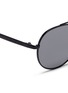 Detail View - Click To Enlarge - MICHAEL KORS - 'Lon' metal round aviator sunglasses