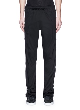 Main View - Click To Enlarge - PORTS 1961 - Button outseam pintucked jogging pants