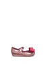 Main View - Click To Enlarge - MELISSA - 'Ultragirl VIII' glitter PVC Mary Jane toddler flats