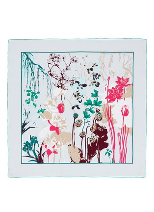 Main View - Click To Enlarge - SHANG XIA - '4 Plants' print silk scarf