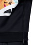 Detail View - Click To Enlarge - NEIL BARRETT - x Interview 'Rocky Elton' hybrid print hoodie