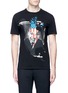 Main View - Click To Enlarge - NEIL BARRETT - Portrait thunderbolt print cotton T-shirt