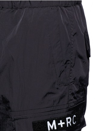 Detail View - Click To Enlarge - M+RC NOIR - 'E.O.M' cargo track pants