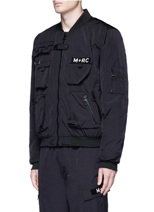 Front View - Click To Enlarge - M+RC NOIR - Cargo pocket padded bomber jacket
