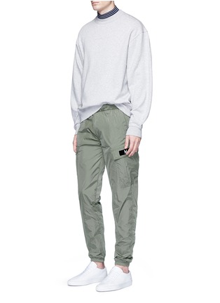 Figure View - Click To Enlarge - M+RC NOIR - 'E.O.M' cargo track pants