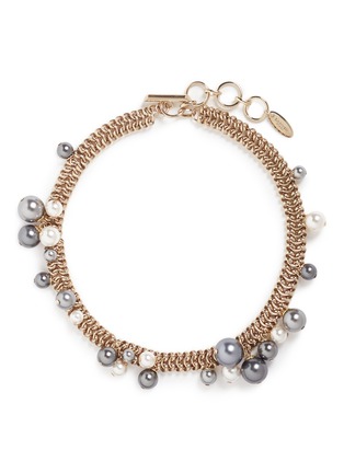 Main View - Click To Enlarge - LANVIN - 'Perles' Swarovski pearl cluster chain necklace