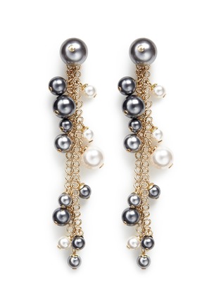 Main View - Click To Enlarge - LANVIN - 'Perles' Swarovski crystal chain drop earrings