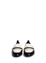 Front View - Click To Enlarge - LANVIN - Banded leather moccasin loafers
