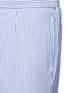 Detail View - Click To Enlarge - CAMOSHITA - Stripe cotton-silk seersucker pants