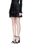 Front View - Click To Enlarge - C/MEO COLLECTIVE - 'Never Mind' tiered pleat mini skirt