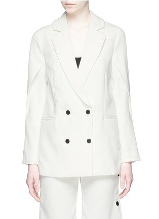 Main View - Click To Enlarge - C/MEO COLLECTIVE - 'Dream Space' slit sleeve double breasted jacket