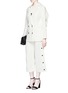 Figure View - Click To Enlarge - C/MEO COLLECTIVE - 'Dream Space' slit sleeve double breasted jacket