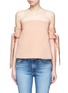 Main View - Click To Enlarge - C/MEO COLLECTIVE - 'Charged Up' off-shoulder bustier top
