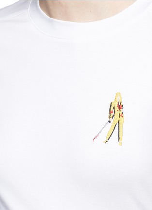 Detail View - Click To Enlarge - GROUND ZERO - Movie character embroidered cotton T-shirt