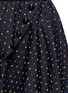 Detail View - Click To Enlarge - CAROLINE CONSTAS - Dot fil coupé crossover front mini skirt