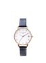 Main View - Click To Enlarge - OLIVIA BURTON  - The Dandy' 30mm leather strap watch