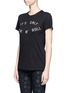 Front View - Click To Enlarge - ZOE KARSSEN - 'Rock 'n Roll' slogan print cotton-modal T-shirt