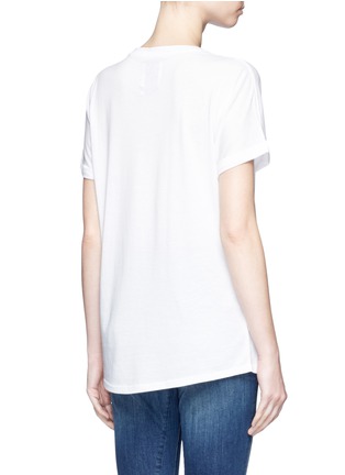 Back View - Click To Enlarge - ZOE KARSSEN - 'Romance is Dead' print boyfriend T-shirt