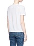 Back View - Click To Enlarge - ZOE KARSSEN - 'Zero' print cotton blend T-shirt