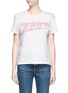 Main View - Click To Enlarge - ZOE KARSSEN - 'Zero' print cotton blend T-shirt