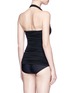 Back View - Click To Enlarge - NORMA KAMALI - 'Bill Mio' shirred halterneck one-piece swimsuit