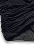 Detail View - Click To Enlarge - NORMA KAMALI - 'Halter Bill' shirred plunge V-neck one-piece swimsuit