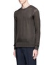 Front View - Click To Enlarge - WOOYOUNGMI - Sheer cotton blend sweater