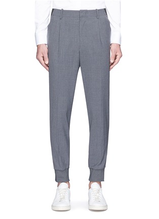 Main View - Click To Enlarge - WOOYOUNGMI - Hopsack jogging pants