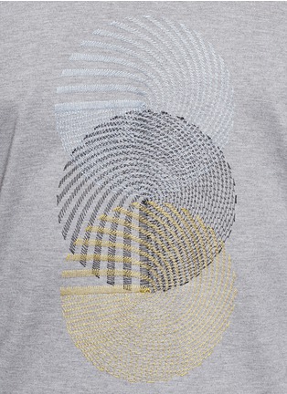Detail View - Click To Enlarge - WOOYOUNGMI - Spiral embroidered T-shirt