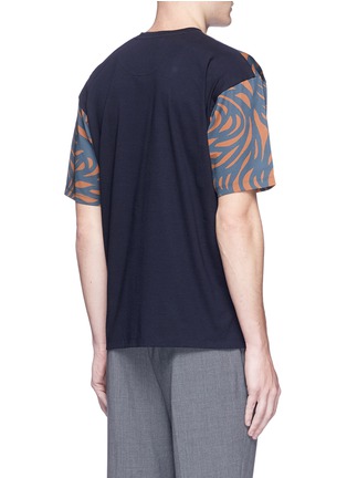 Back View - Click To Enlarge - WOOYOUNGMI - Spiral print crepe T-shirt