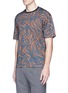 Front View - Click To Enlarge - WOOYOUNGMI - Spiral print crepe T-shirt