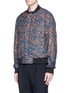 Detail View - Click To Enlarge - WOOYOUNGMI - Spiral print reversible bomber jacket