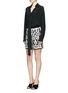 Figure View - Click To Enlarge - NEEDLE & THREAD - 'Prairie' sequin floral embroidered shorts