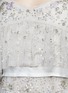 Detail View - Click To Enlarge - NEEDLE & THREAD - 'Supernova' floral embellished tiered cold shoulder dress