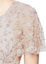 Detail View - Click To Enlarge - NEEDLE & THREAD - 'Starlit' floral embellished tulle gown
