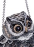 Detail View - Click To Enlarge - JUDITH LEIBER - 'Owl Wisdom' crystal pavé minaudière