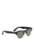 Figure View - Click To Enlarge - TOMS ACCESSORIES - 'Lobamba' wire rim acetate polarised sunglasses